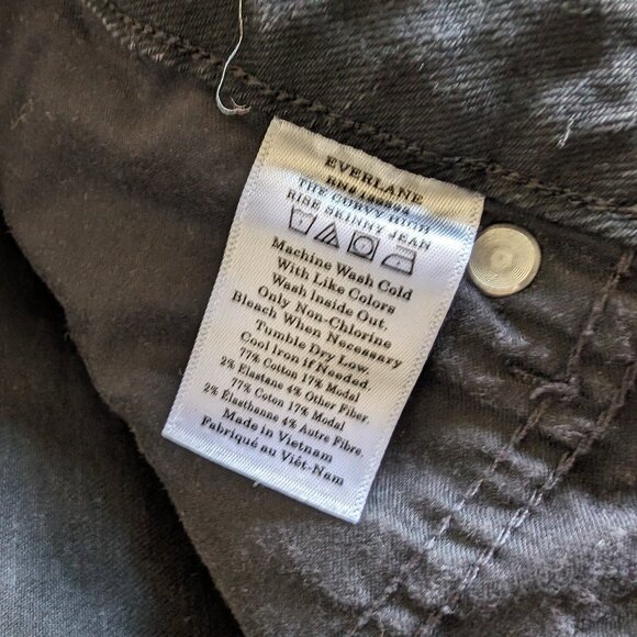 Everlane Jeans - Curvy High Rise Skinny Jean, 29R - Picture 2 of 6